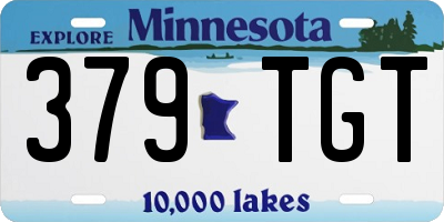 MN license plate 379TGT