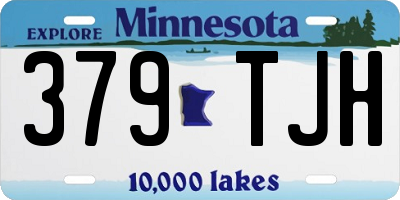 MN license plate 379TJH
