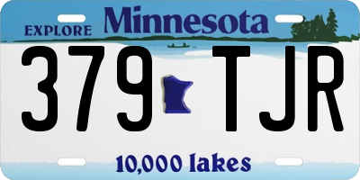 MN license plate 379TJR