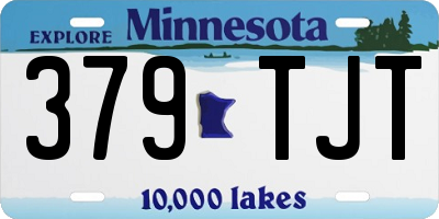 MN license plate 379TJT