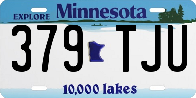 MN license plate 379TJU