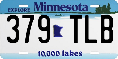 MN license plate 379TLB