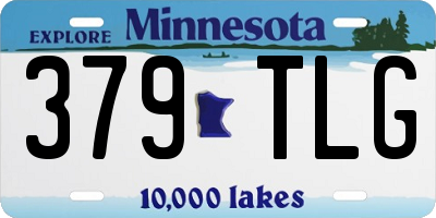 MN license plate 379TLG