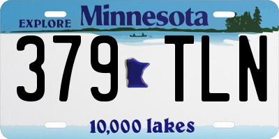 MN license plate 379TLN