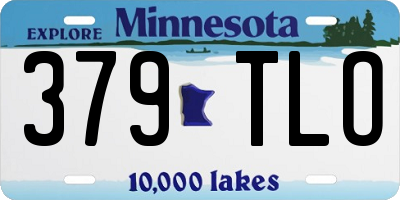 MN license plate 379TLO