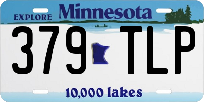 MN license plate 379TLP