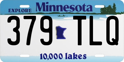 MN license plate 379TLQ