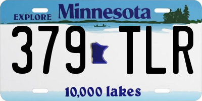 MN license plate 379TLR