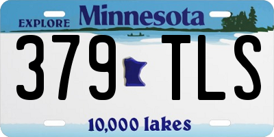 MN license plate 379TLS