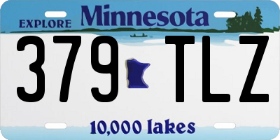 MN license plate 379TLZ