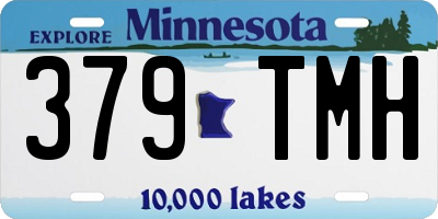 MN license plate 379TMH