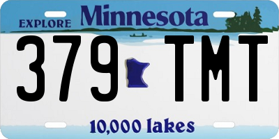 MN license plate 379TMT