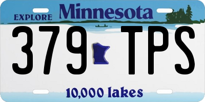 MN license plate 379TPS