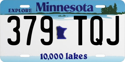 MN license plate 379TQJ