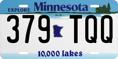 MN license plate 379TQQ