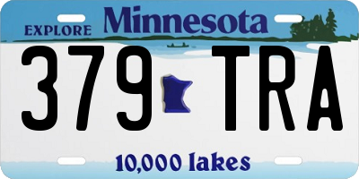 MN license plate 379TRA