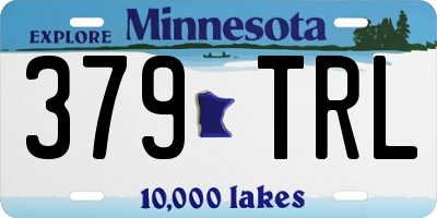 MN license plate 379TRL