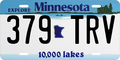 MN license plate 379TRV