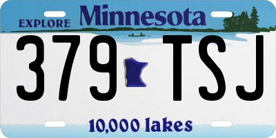 MN license plate 379TSJ
