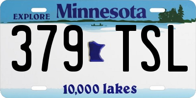 MN license plate 379TSL