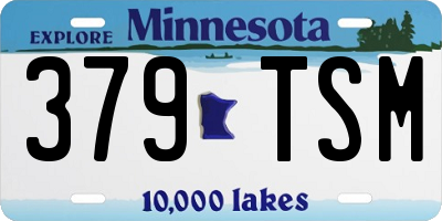 MN license plate 379TSM