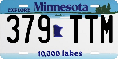 MN license plate 379TTM