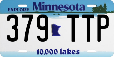 MN license plate 379TTP