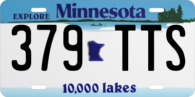 MN license plate 379TTS