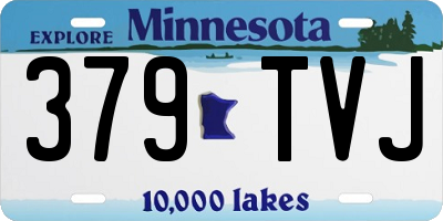 MN license plate 379TVJ