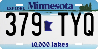 MN license plate 379TYQ