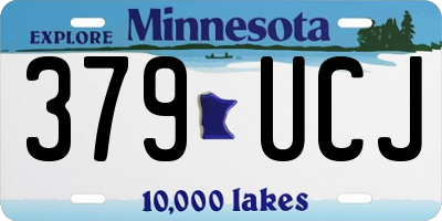 MN license plate 379UCJ