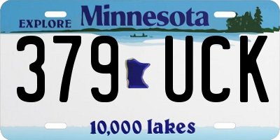 MN license plate 379UCK