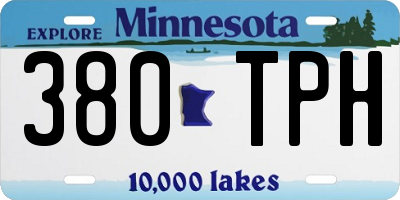 MN license plate 380TPH