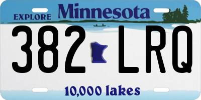 MN license plate 382LRQ