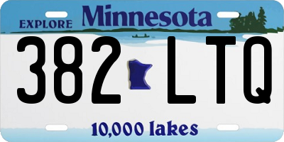 MN license plate 382LTQ