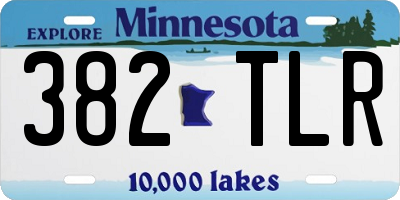 MN license plate 382TLR