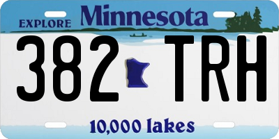 MN license plate 382TRH