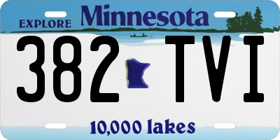 MN license plate 382TVI