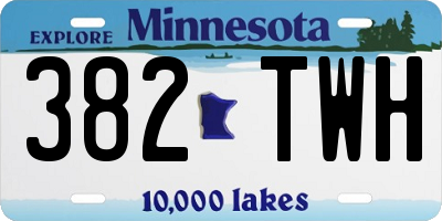 MN license plate 382TWH