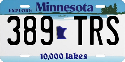 MN license plate 389TRS