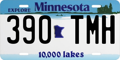 MN license plate 390TMH