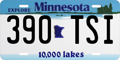 MN license plate 390TSI