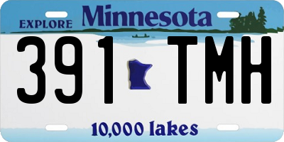 MN license plate 391TMH