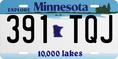 MN license plate 391TQJ