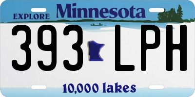 MN license plate 393LPH