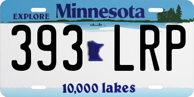 MN license plate 393LRP