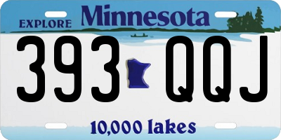 MN license plate 393QQJ
