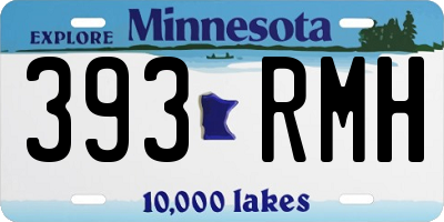 MN license plate 393RMH