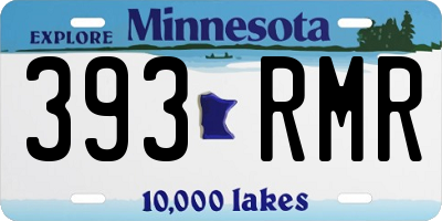 MN license plate 393RMR
