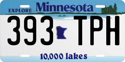MN license plate 393TPH